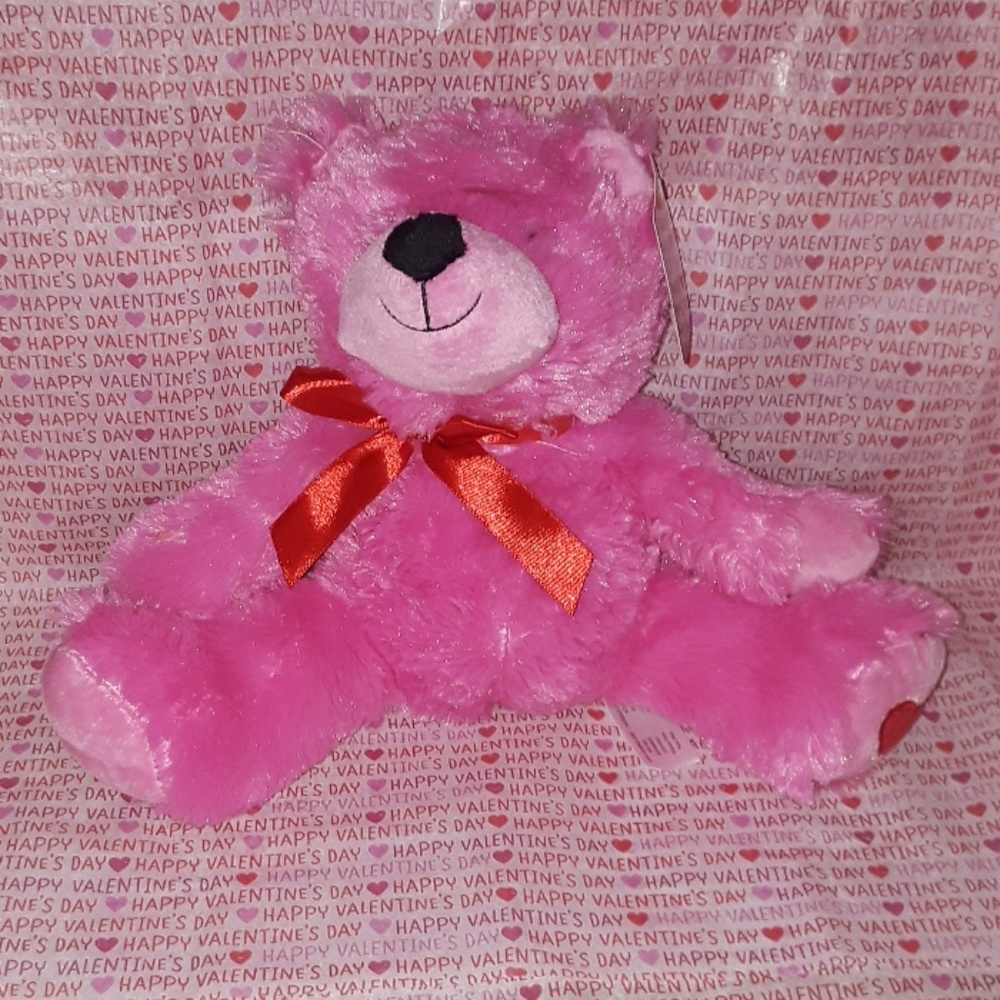 *** Red & Pink Valentine's Day - 14" Scented Plush Teddy Bear Strawberry Scented